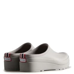 Hunter Women's Play Clogs In Zinc Grey -Best Shoes 1054 4 1100x