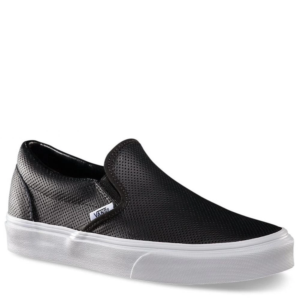 Vans Perf Leather Slip-On In Black - Image 3