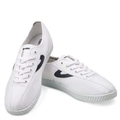Tretorn Nylite Plus Canvas In White/Navy 8 Tretorn Nylite Plus Canvas In White/Navy -Best Shoes 480167031 3 1100x