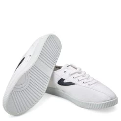 Tretorn Nylite Plus Canvas In White/Navy 9 Tretorn Nylite Plus Canvas In White/Navy -Best Shoes 480167031 4 1100x