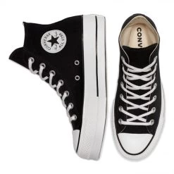 Converse Women's Chuck Taylor All Star Canvas Platform Hi In Black/White/White 10 Converse Women's Chuck Taylor All Star Canvas Platform Hi In Black/White/White -Best Shoes 560845c e 08x1 2 1100x