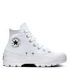 Converse Women's Chuck Taylor All Star Lugged Hi Top In White/Black/White -Best Shoes 5 6 565902 1100x