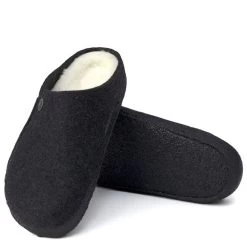 Birkenstock Women's Zermatt Shearling Wool Felt In Anthracite (Narrow Width) 9 Birkenstock Women's Zermatt Shearling Wool Felt In Anthracite (Narrow Width) -Best Shoes BI 1015084 2095 4 1100x