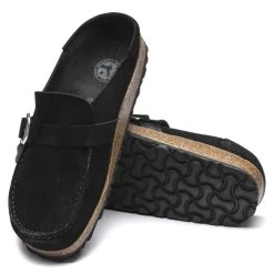 Birkenstock Buckley Suede Leather In Black (Narrow Width) 8 Birkenstock Buckley Suede Leather In Black (Narrow Width) -Best Shoes BI 1017826 2073 3 1100x