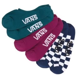 Vans Classic Canoodle Super No Show Sock In Deep Teal (Large)