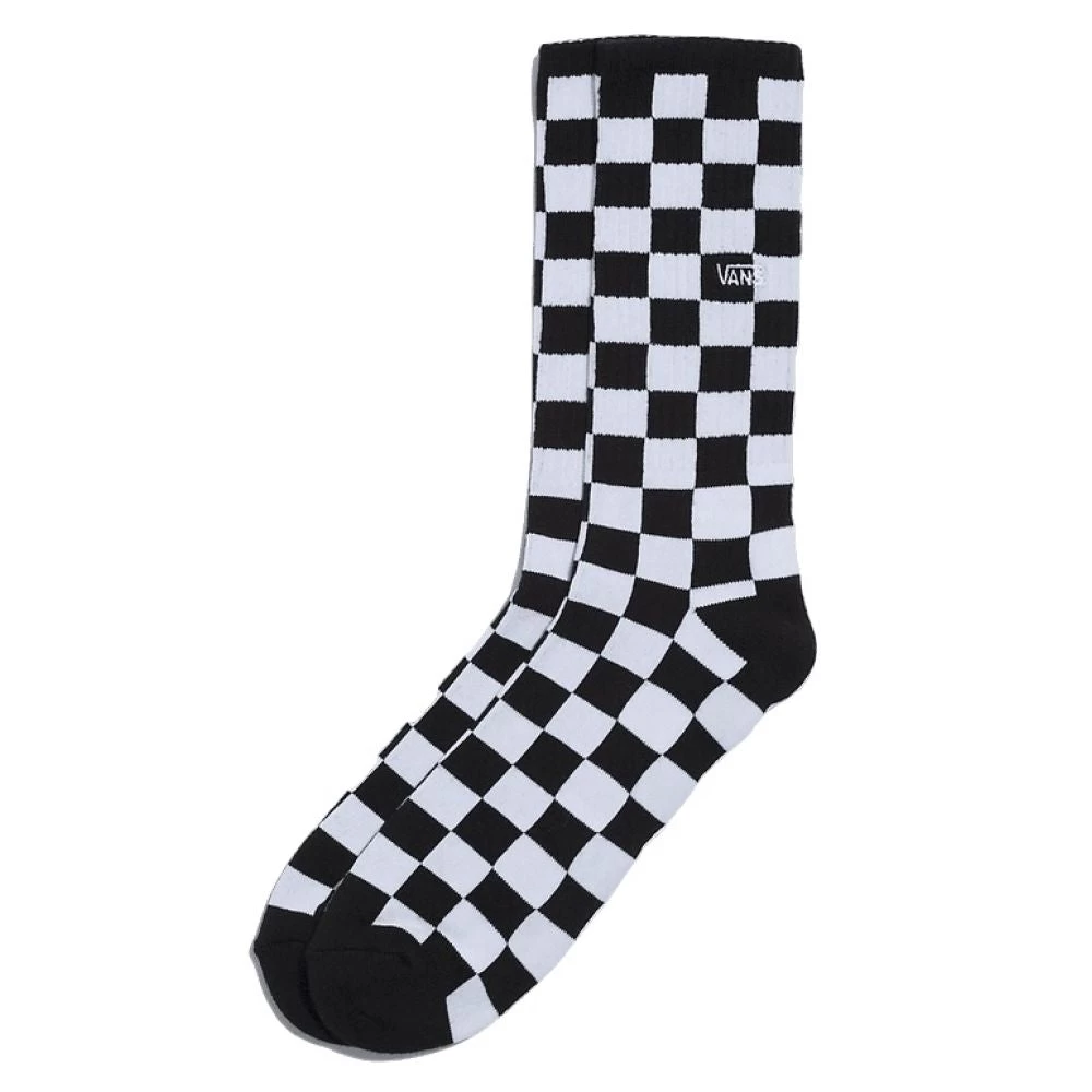Vans Checkerboard Crew Sock In Black/White Check (Large) 3 Vans Checkerboard Crew Sock In Black/White Check (Large)