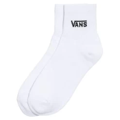 Vans Half Crew Socks In White (Medium)