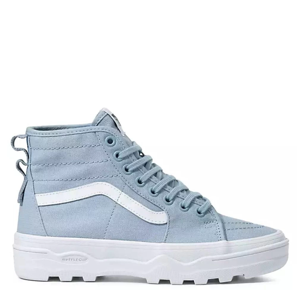 Vans Women's Sentry Sk8-Hi WC In Heavy Canvas Ashley Blue 3 Vans Women's Sentry Sk8-Hi WC In Heavy Canvas Ashley Blue