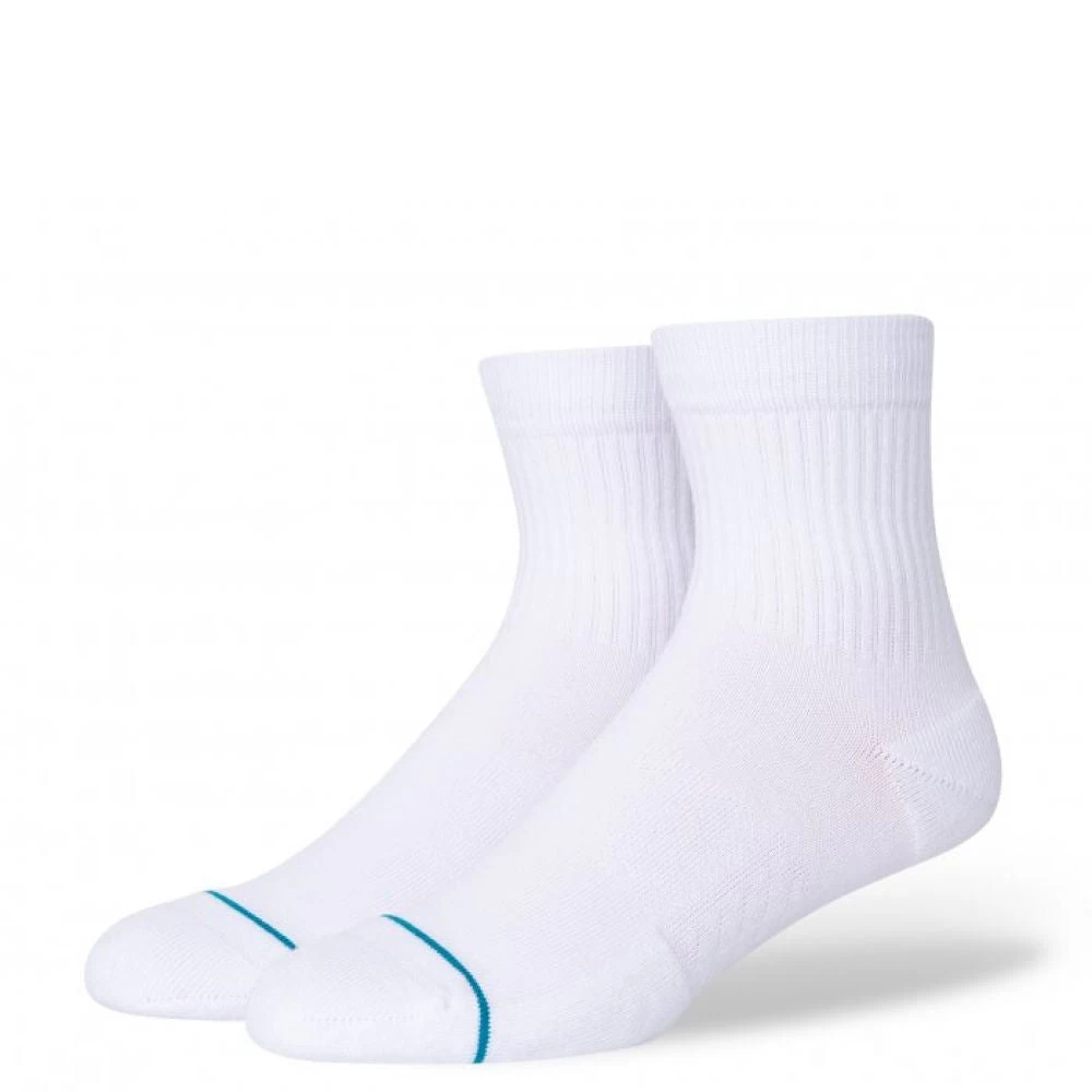 Stance Icon Quarter In White 3 Stance Icon Quarter In White