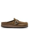 Birkenstock Women's Buckley Suede Leather In Tea (Narrow Width)
