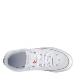 Reebok Women's Club C 85 In White/Sheer Grey -Best Shoes bs7685 ftw photo top portrait white 1100x