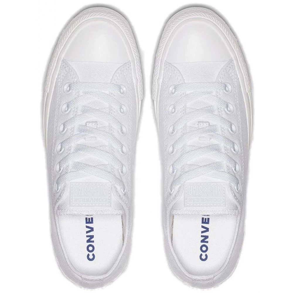 Converse Chuck Taylor All Star Mono Canvas Low Top In White Mono 6 Converse Chuck Taylor All Star Mono Canvas Low Top In White Mono - Image 4