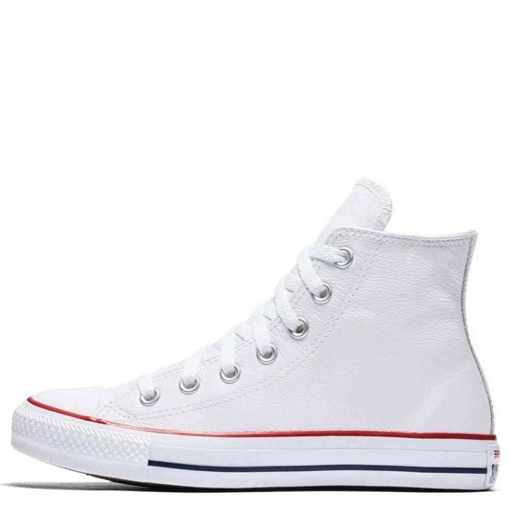 Converse Chuck Taylor All Star Leather High Top In Optic White 7 Converse Chuck Taylor All Star Leather High Top In Optic White - Image 5