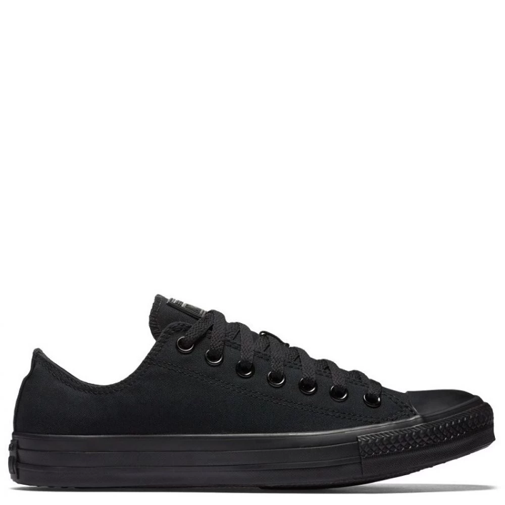 Converse Chuck Taylor All Star Mono Canvas Low Top In Black Monochrome 3 Converse Chuck Taylor All Star Mono Canvas Low Top In Black Monochrome