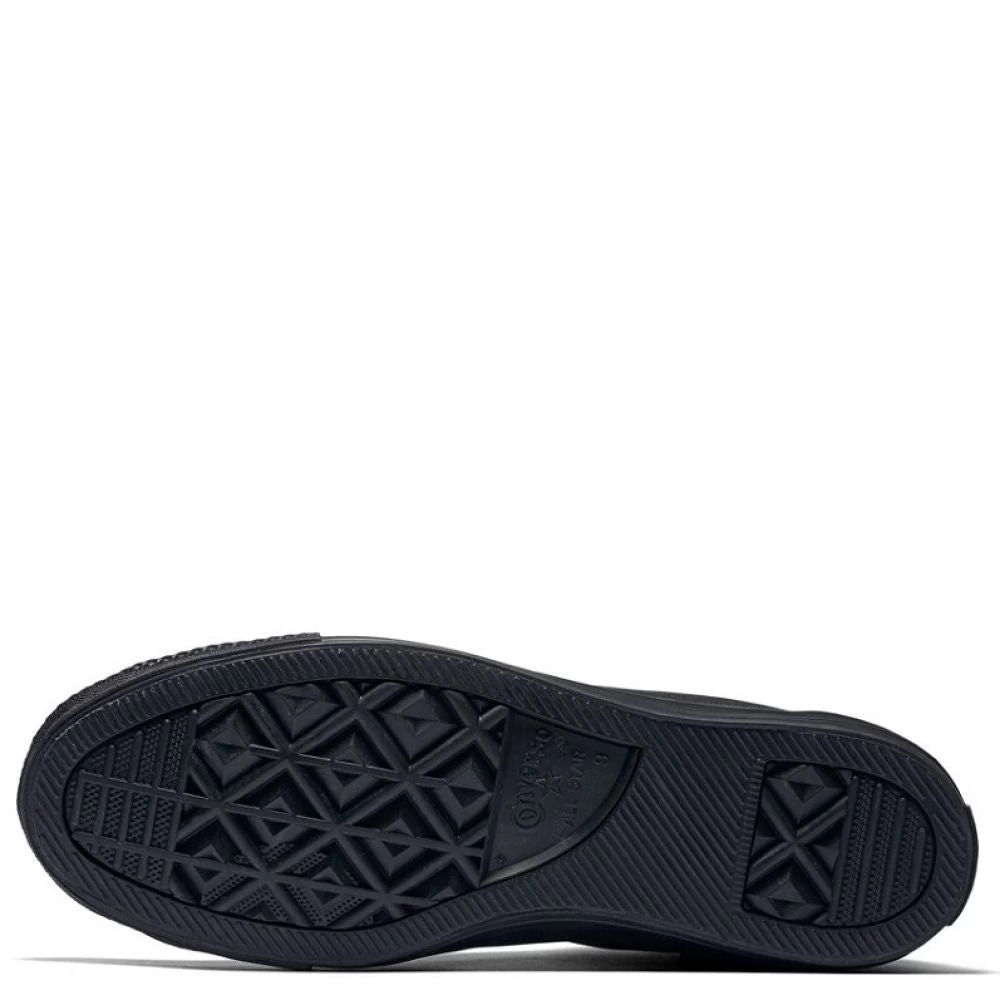 Converse Chuck Taylor All Star Mono Leather High Top In Black Monochrome 5 Converse Chuck Taylor All Star Mono Leather High Top In Black Monochrome - Image 3