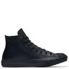 Converse Chuck Taylor All Star Mono Leather High Top In Black Monochrome 2 Converse Chuck Taylor All Star Mono Leather High Top In Black Monochrome -Best Shoes c o converse chuck taylor all star monochrome leather high top black 135251 3 1100x