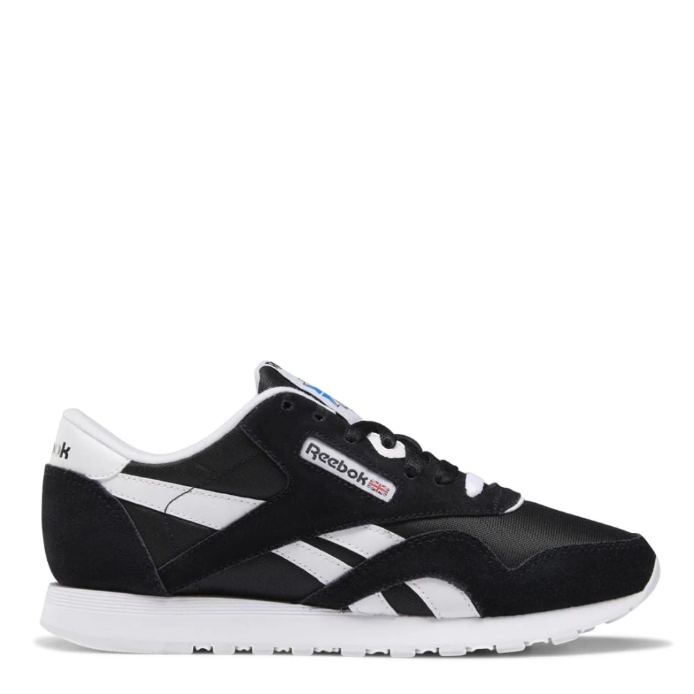 Reebok Women's Classic Nylon In Black/White 3 Reebok Women's Classic Nylon In Black/White
