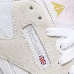 Reebok Women's Classic Nylon In White/Light Grey 9 Reebok Women's Classic Nylon In White/Light Grey -Best Shoes fv4507 7 footwear photography detail view 1 white 1100x