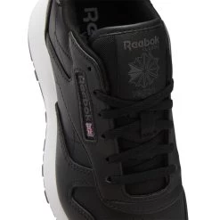 Reebok Women's Classic SP Vegan In Core Black/Pure Grey 7 10 Reebok Women's Classic SP Vegan In Core Black/Pure Grey 7 -Best Shoes gx8692 8 footwear photography detail view 2 white 1100x