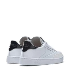 Reebok Women's Club C Clean In Cloud White/Core Black -Best Shoes gy1383 6 footwear photography back lateral top view white 1100x