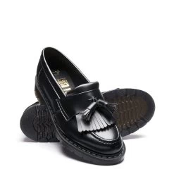 Solovair Vegan Tassel Loafer In Black Hi-Shine -Best Shoes image 95fd0c2c 72a9 4578 9f18 6df414b74041 1100x