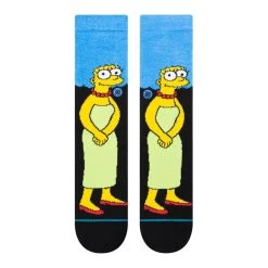 Stance X The Simpsons Marge Crew In Black 6 Stance X The Simpsons Marge Crew In Black -Best Shoes in a555d22mar 2 1100x