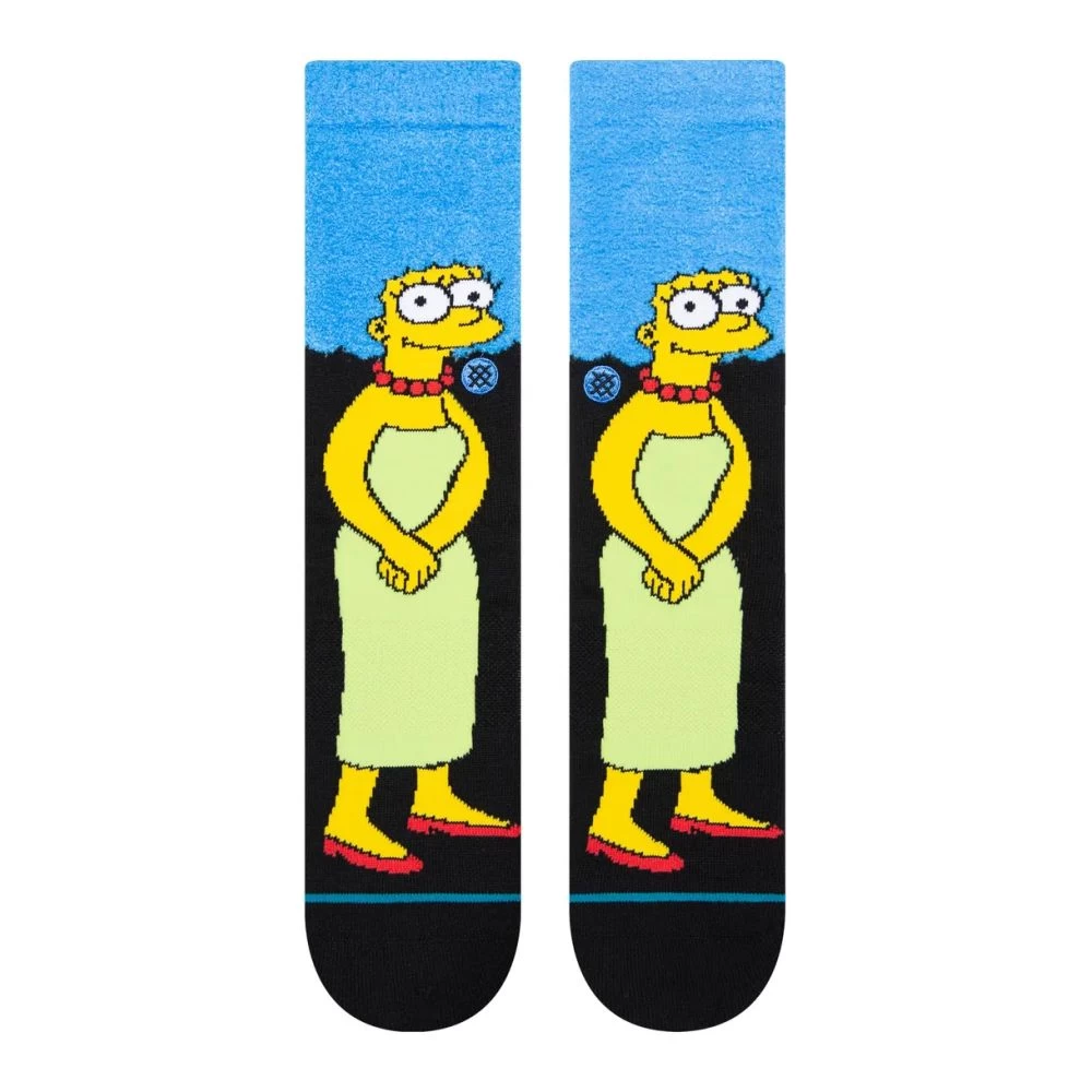 Stance X The Simpsons Marge Crew In Black 4 Stance X The Simpsons Marge Crew In Black - Image 2