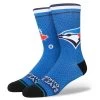 Stance X MLB Battling Practice Crew In Blue -Best Shoes in a558a23bpt blu 1 1100x