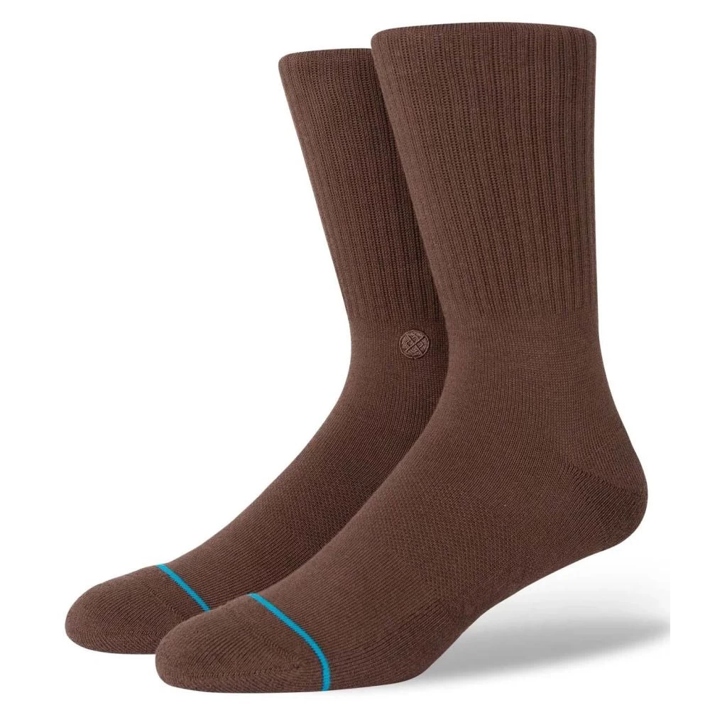 Stance Classic Crew Icon In Brown 3 Stance Classic Crew Icon In Brown