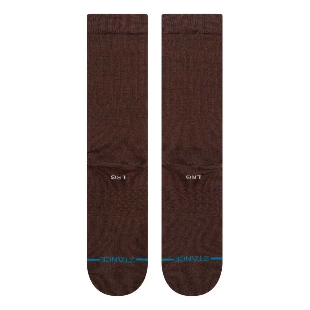Stance Classic Crew Icon In Brown 5 Stance Classic Crew Icon In Brown - Image 3