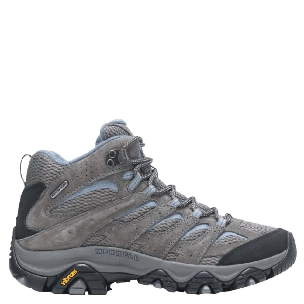 Merrell Women's Moab 3 Mid Waterproof In Granite 3 Merrell Women's Moab 3 Mid Waterproof In Granite