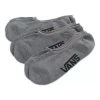 Vans Classic Super No Show Sock In Heather Grey (Large) -Best Shoes noshow grey1 1100x