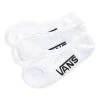 Vans Classic Super No Show Sock In White (Large) -Best Shoes noshow white1 1100x