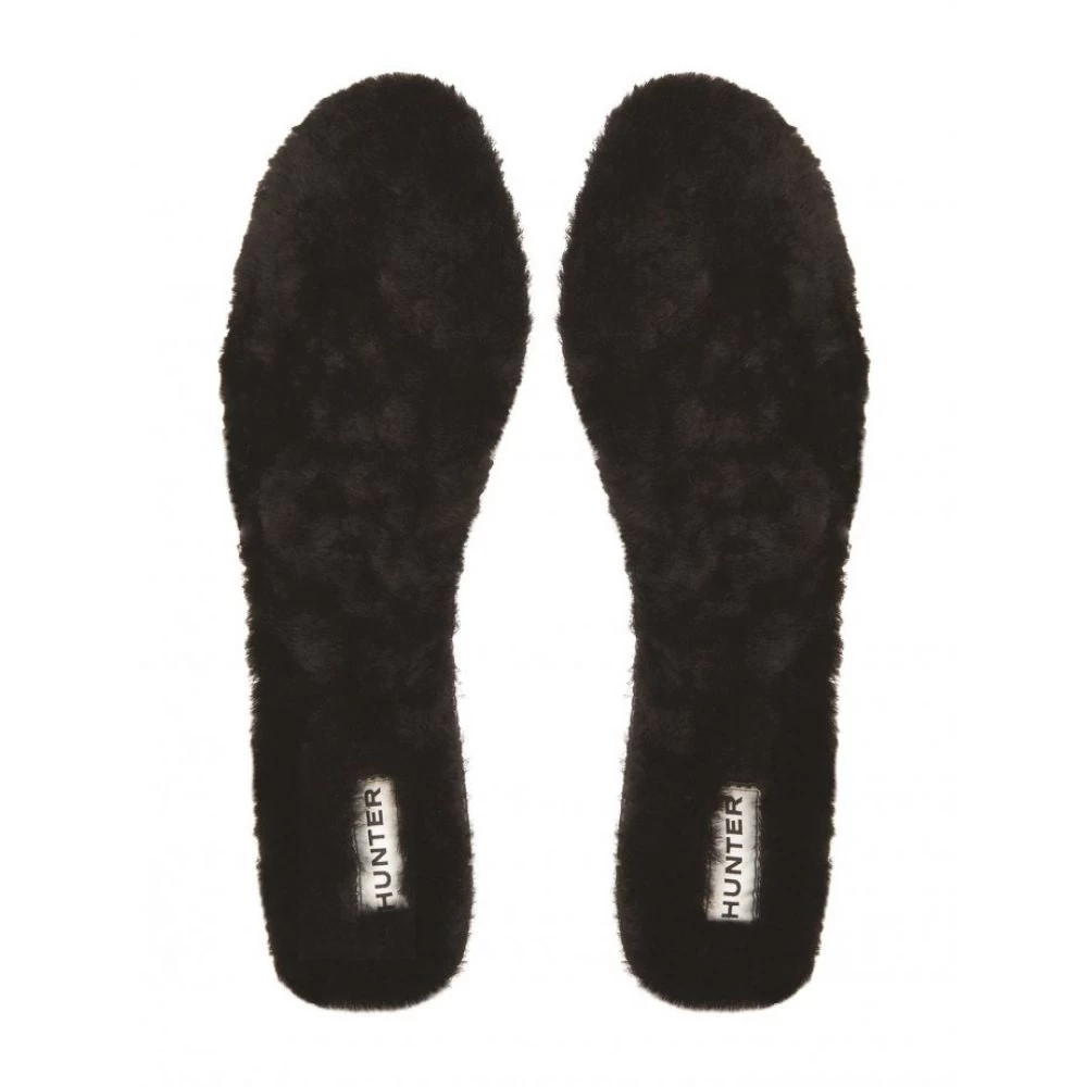 Hunter Luxury Shearling Insoles In Black 3 Hunter Luxury Shearling Insoles In Black