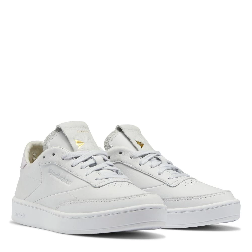 Reebok Women's Club C Clean In Cold Grey/Ftwr White/Quartz Glow 4 Reebok Women's Club C Clean In Cold Grey/Ftwr White/Quartz Glow - Image 2