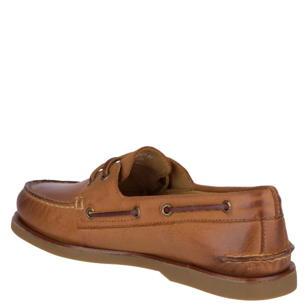 Sperry Men's Gold Cup Authentic Original 2-Eye Boat Shoe In Ginger 7 Sperry Men's Gold Cup Authentic Original 2-Eye Boat Shoe In Ginger - Image 5