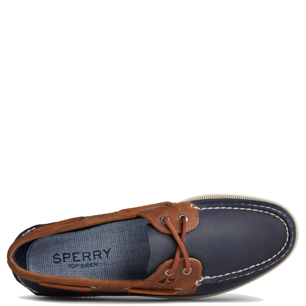 Sperry Men's Authentic Original 2-Eye Wild Horse Boat Shoe In Navy/Sonora 4 Sperry Men's Authentic Original 2-Eye Wild Horse Boat Shoe In Navy/Sonora - Image 3