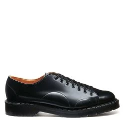 Solovair Monkey Shoe In Black Hi-Shine