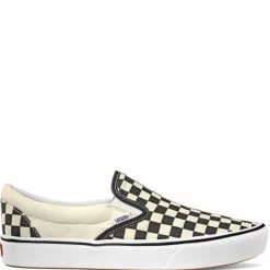 Vans ComfyCush Slip-On In Checkerboard/White