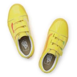 Vans X Haribo Old Skool V In Yellow Checkerboard -Best Shoes vn 0a3d29bk2 4323 4 1100x