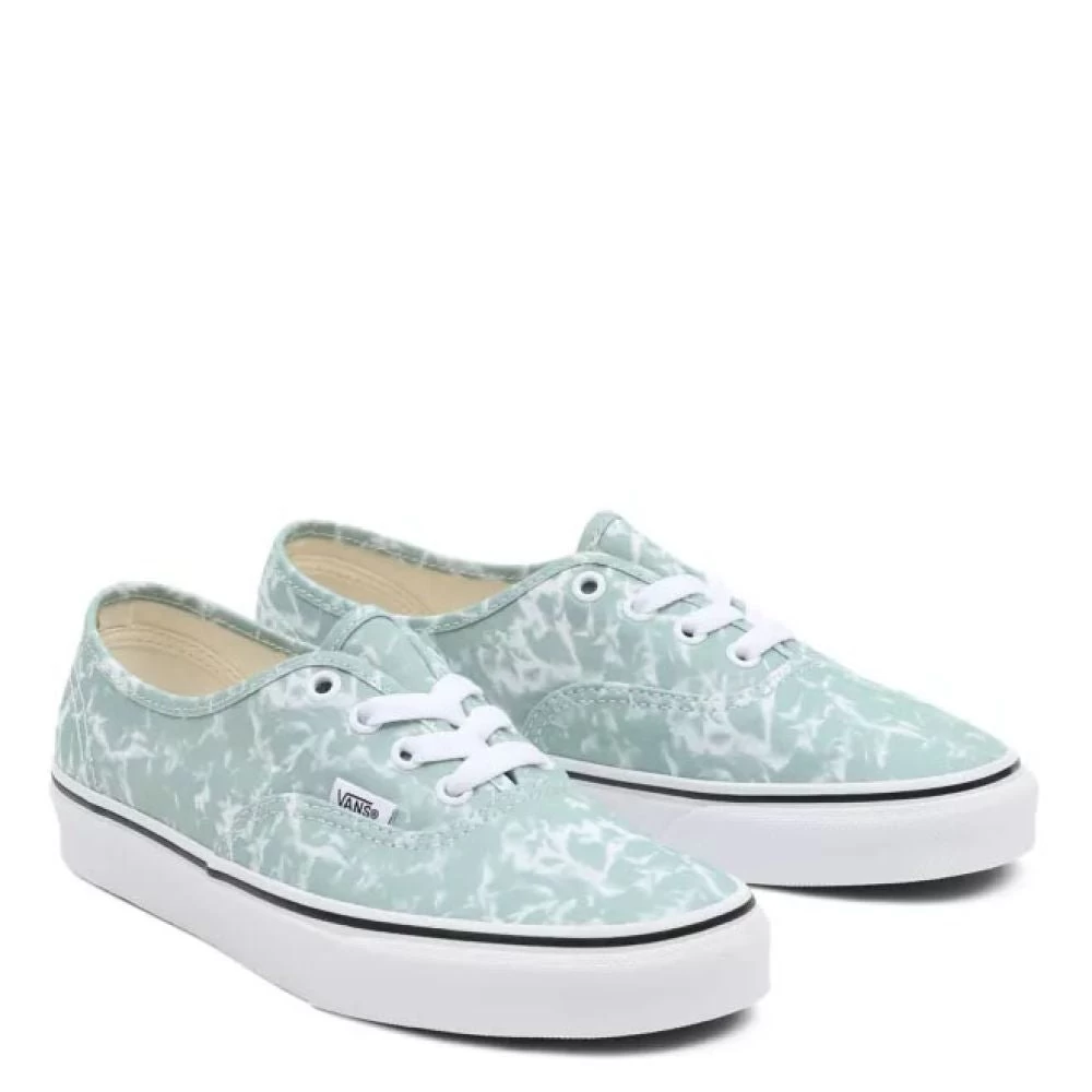 Vans Women's Washes Authentic In Caledon Green/True White 6 Vans Women's Washes Authentic In Caledon Green/True White - Image 4