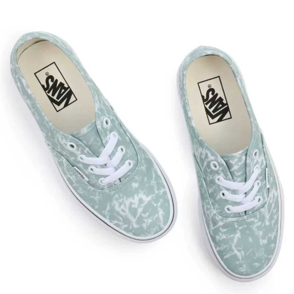 Vans Women's Washes Authentic In Caledon Green/True White 4 Vans Women's Washes Authentic In Caledon Green/True White - Image 2