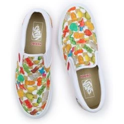 Vans X Haribo Classic Slip-On In White/Haribo Goldbears -Best Shoes vn 0a7q5dbmb 4322 4 1100x