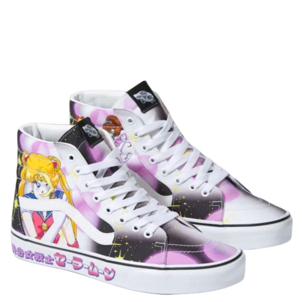 Vans X Pretty Guardian Sailor Moon Sk8-Hi In Black/Pink 3 Vans X Pretty Guardian Sailor Moon Sk8-Hi In Black/Pink
