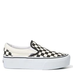 Vans Women's Classic Slip-On Stackform In Checkerboard